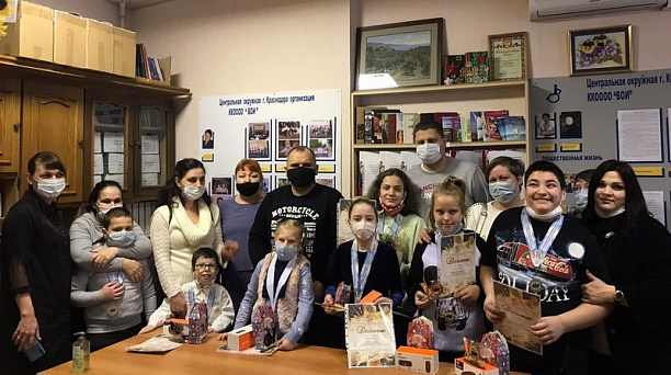 Дети-инвалиды "ВОИ" Центрального округа стали призерами международного фестиваля