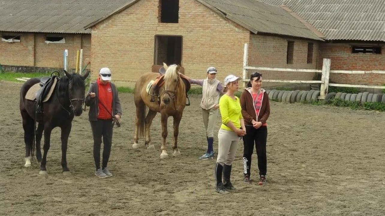 Долгожданных гостей встретили в конно-спортивном комплексе (2).JPG