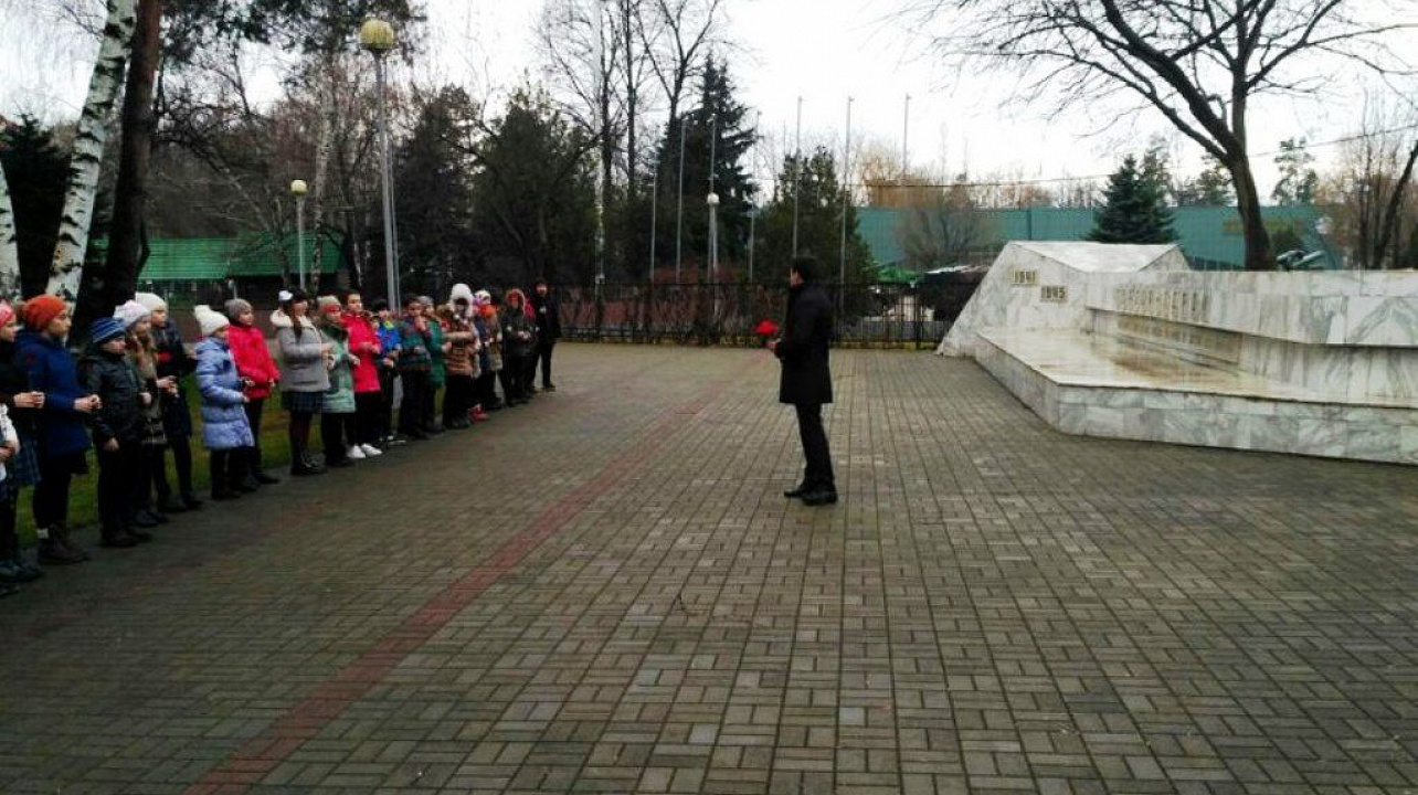 В парке Победы прошло памятное мероприятие