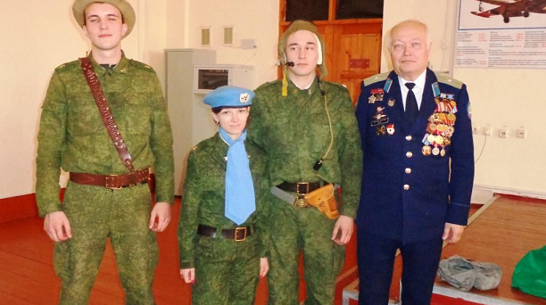 Курсанты училища летчиков встретились с ветеранами из «Боевого братства»