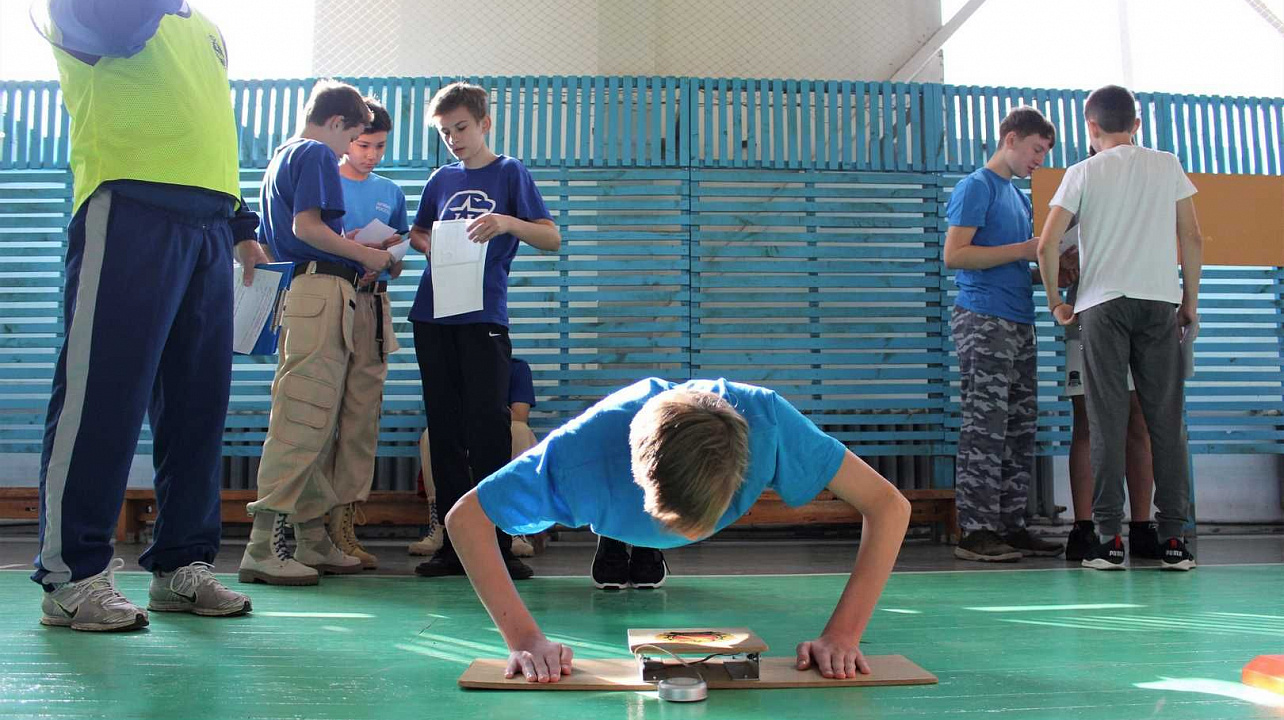 Юнармейцы в теме ГТО