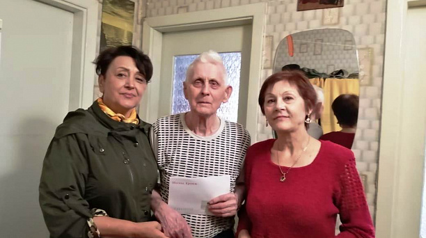 В Прикубанском округе ветеран Великой Отечественной войны отпраздновал 90-летие