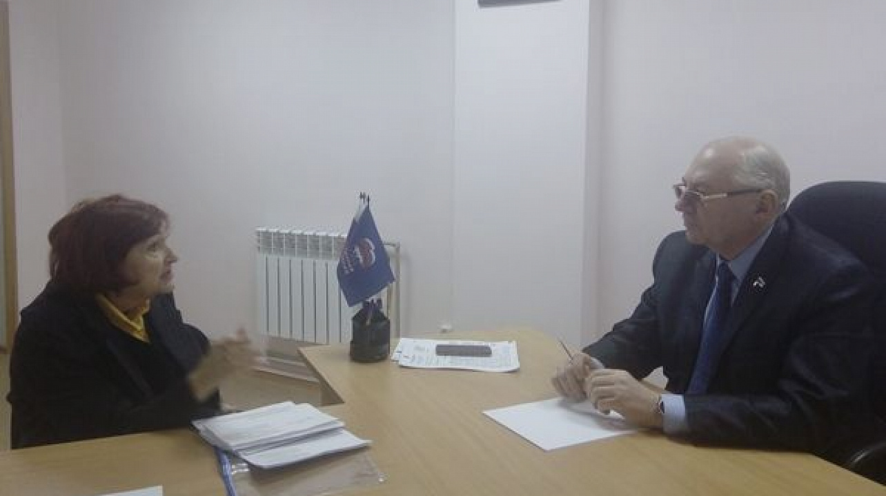 Заместитель председателя Городской Думы Краснодара Владимир Недилько провел прием жителей Карасунского округа
