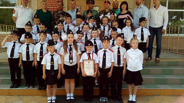 В лицее Западного округа прошло торжественное мероприятие, посвященное присвоению классу казачьей направленности