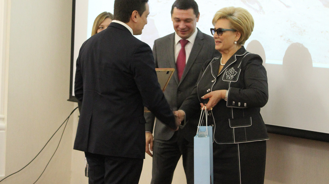 Спортивные итоги года подвели в Краснодаре. Атлетов и тренеров поблагодарил за достижения и поздравил с наступающим 2018 годом мэр Евгений Первышов. Часть 2.