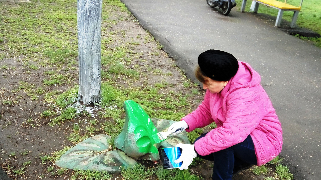 Всекубанский субботник прошел на территориях ТОС Западного округа