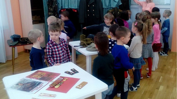 В детском саду № 116 открылся мини-музей «Боевой славы»