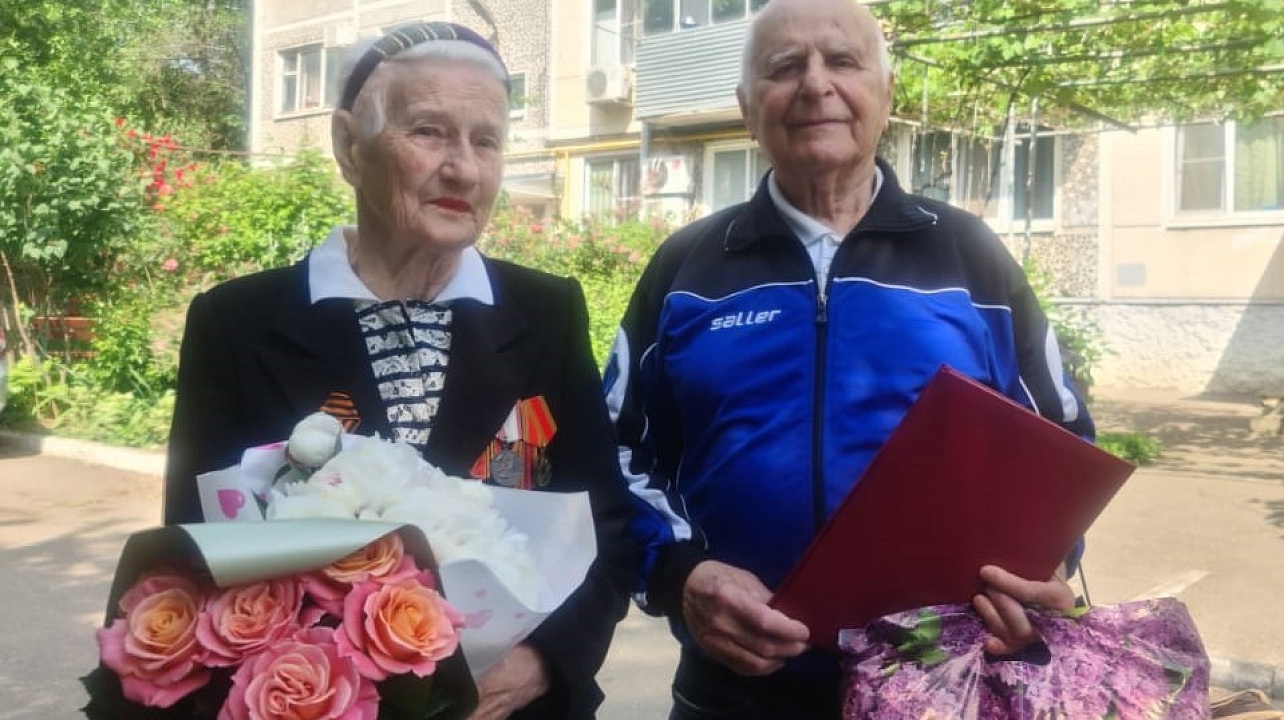 65-летие семейной жизни сегодня отметила семья прикубанцев Нефортуновых 