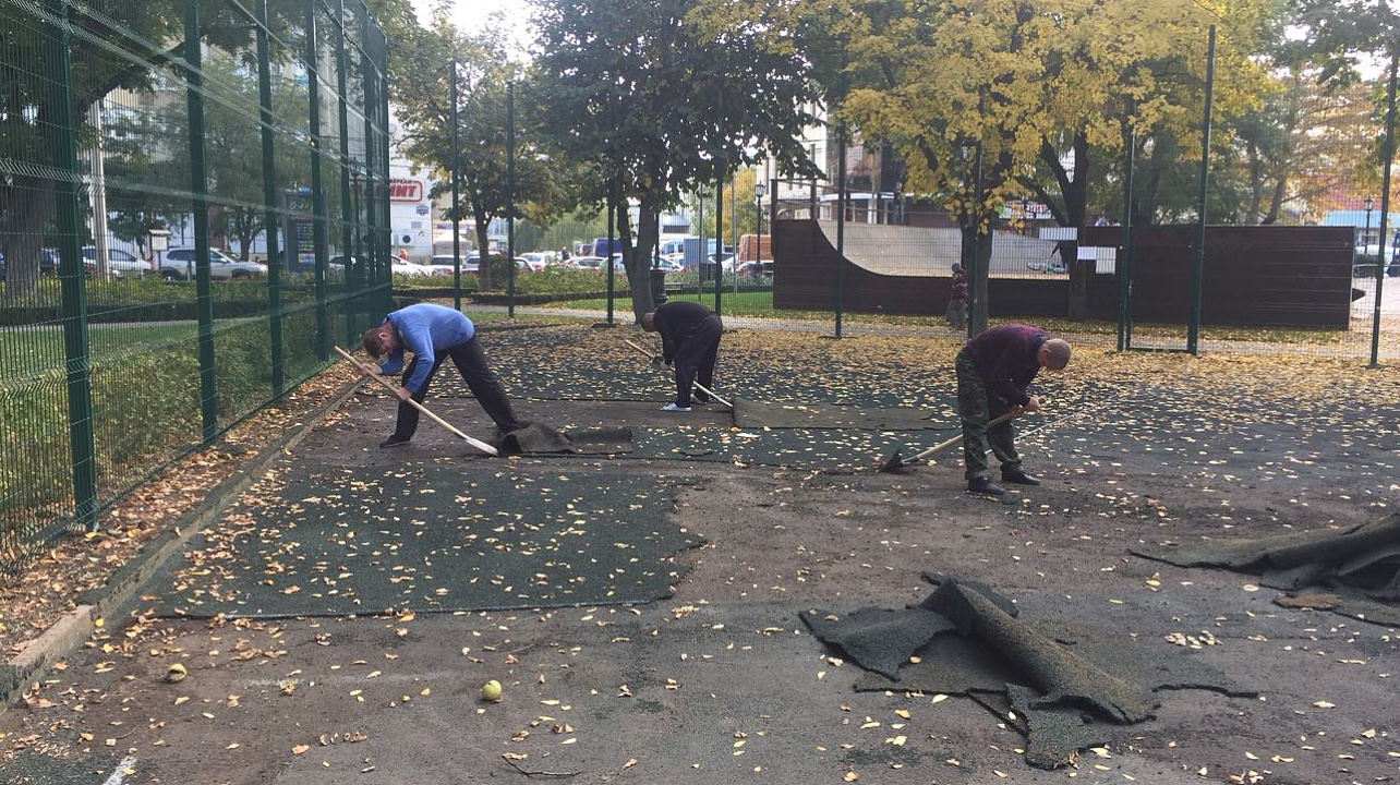 Капитальный ремонт сквер "Дружбы"