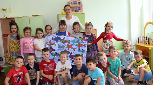 Урок мужества провели в детском саду № 115 Западного округа