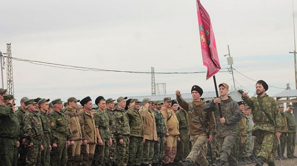 Казаки приняли участие в военно-полевых сборах