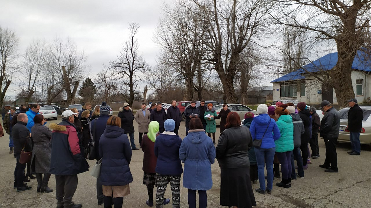 В посёлке Дорожном состоялась очередная встреча с жителями