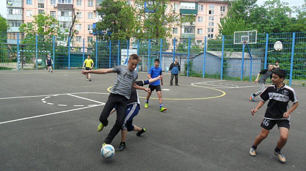 В Центральном округе прошел турнир по футболу среди дворовых команд
