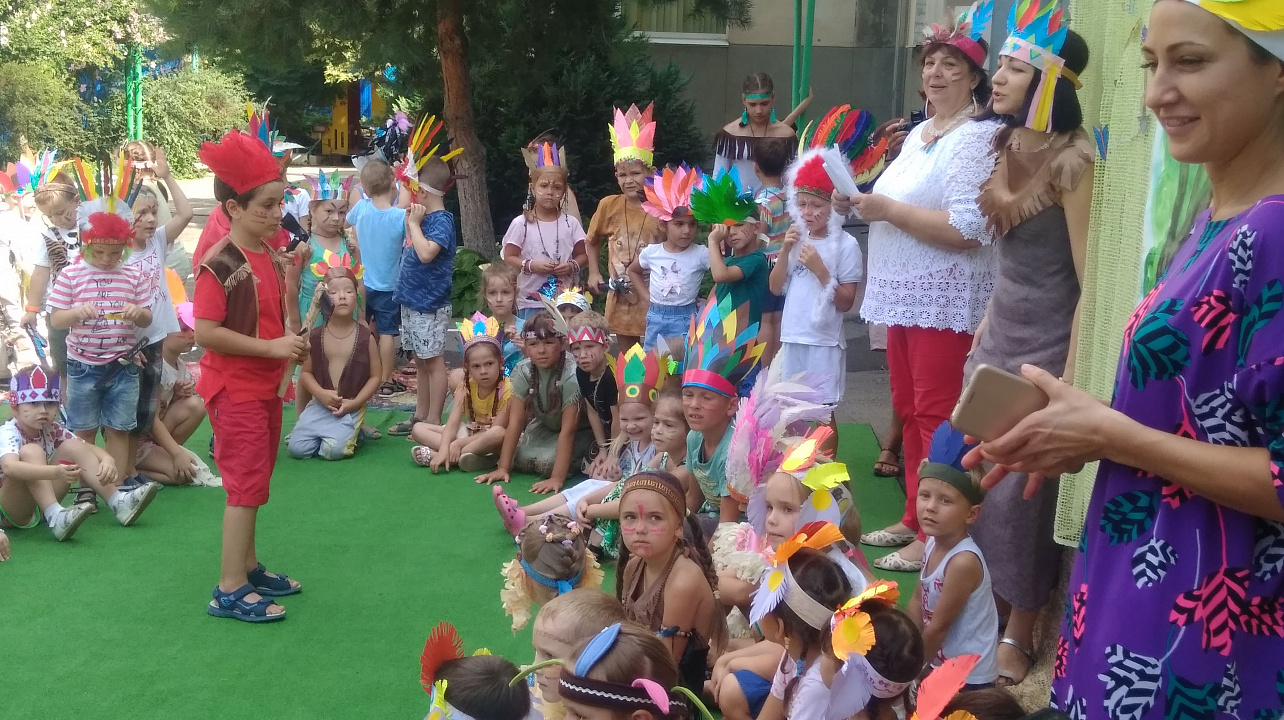 В детском саду Западного округа прошло «Великое состязание индейских племён»