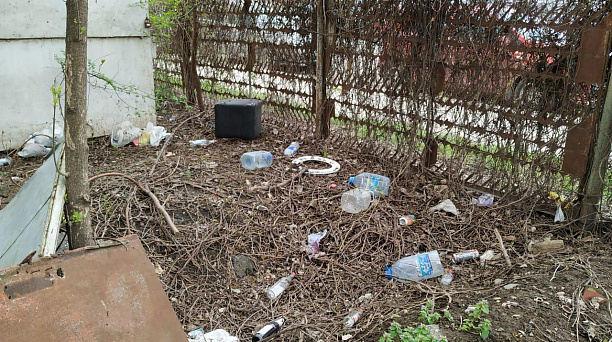 В Краснодаре очистили участок ул. им. Покрышкина в районе Ближнего Западного обхода