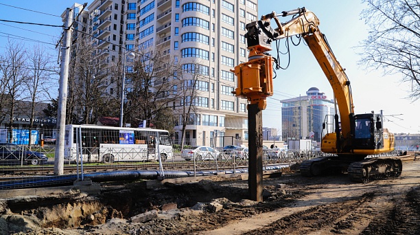 В Краснодаре в рамках первого этапа работ по замене участка коллектора по ул. Московской уложили более 230 метров труб 