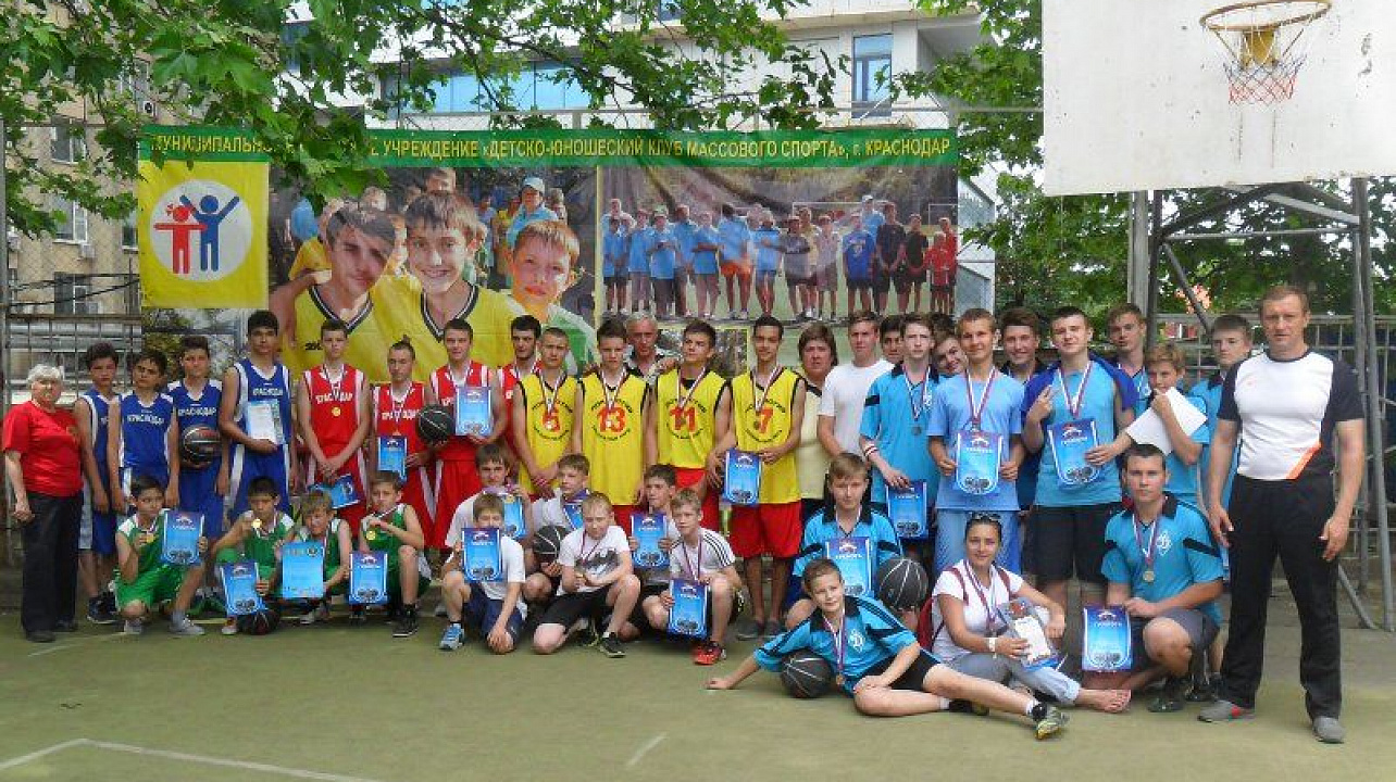 В Центральном округе прошли соревнования по уличному баскетболу