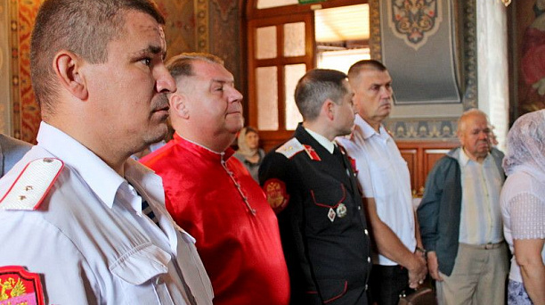 Казаки приняли участие в праздновании Дня Святого Ильи