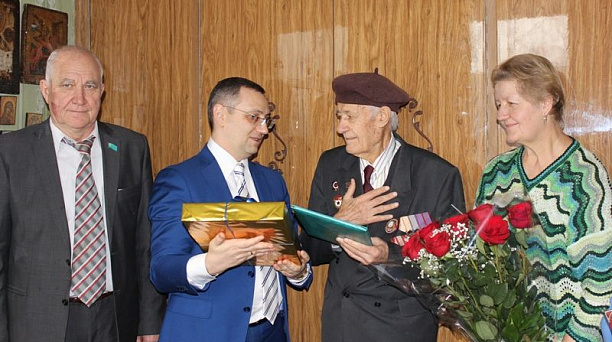 Ветерану Панфиловской дивизии Василию Павловичу Кузьменко исполнилось 90 лет