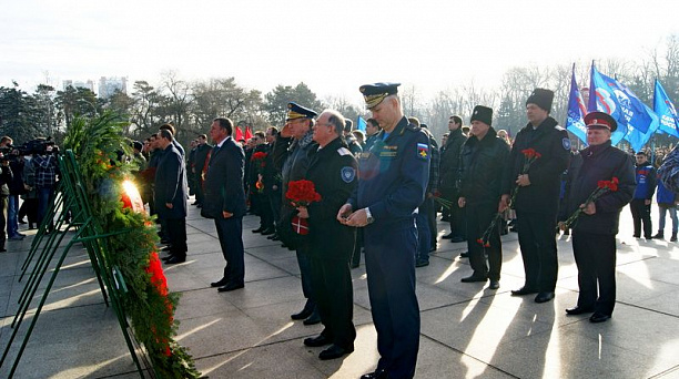 76-ю годовщину Освобождения Краснодара отметили казаки