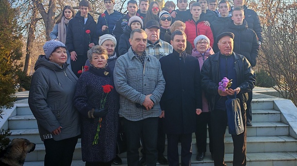 В Карасунском округе почтили память освободителей Краснодара