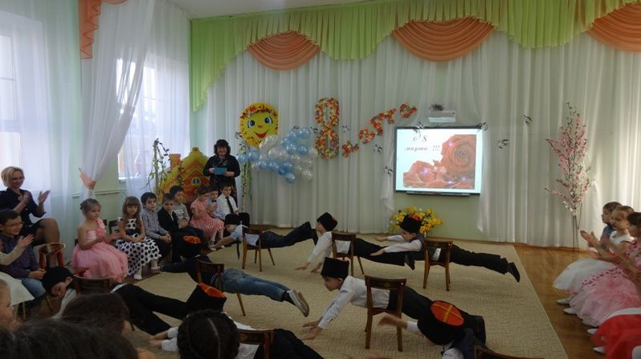 В детских садах Центрального округа прошли праздничные мероприятия, посвященные Международному женскому дню