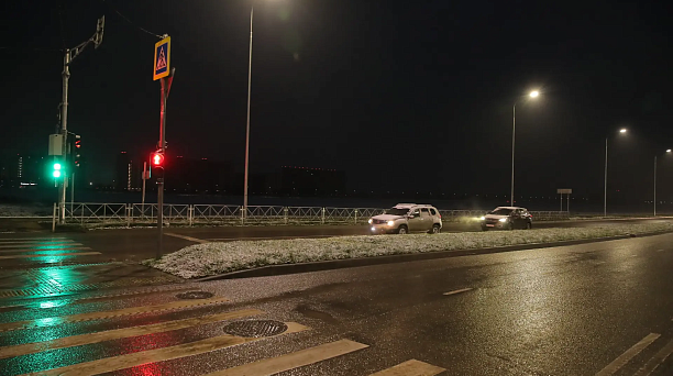 Евгений Наумов осмотрел новые дороги в Новознаменском жилом районе