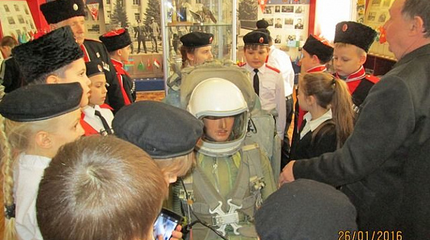 Ученики классов казачьей направленности побывали в музее
