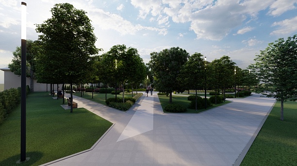 В Центральном округе обсудили дизайн-проект «Сквера им. Валерия Самойленко», расположенного на пересечении улиц Митрофана Седина и Постовой