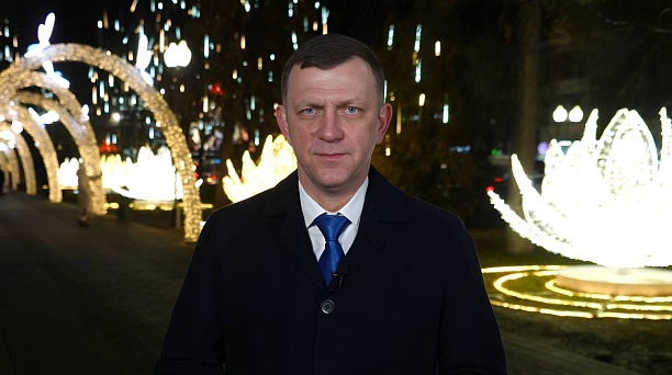 Евгений Наумов поздравил краснодарцев с наступающим Новым годом
