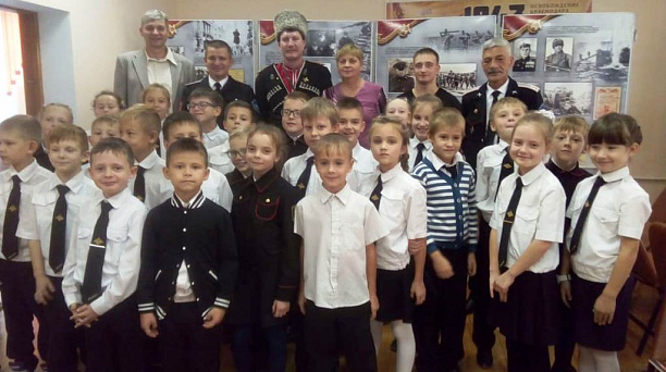 В лицее № 90 Западного округа прошла лекция об освобождении Кубани от фашистов