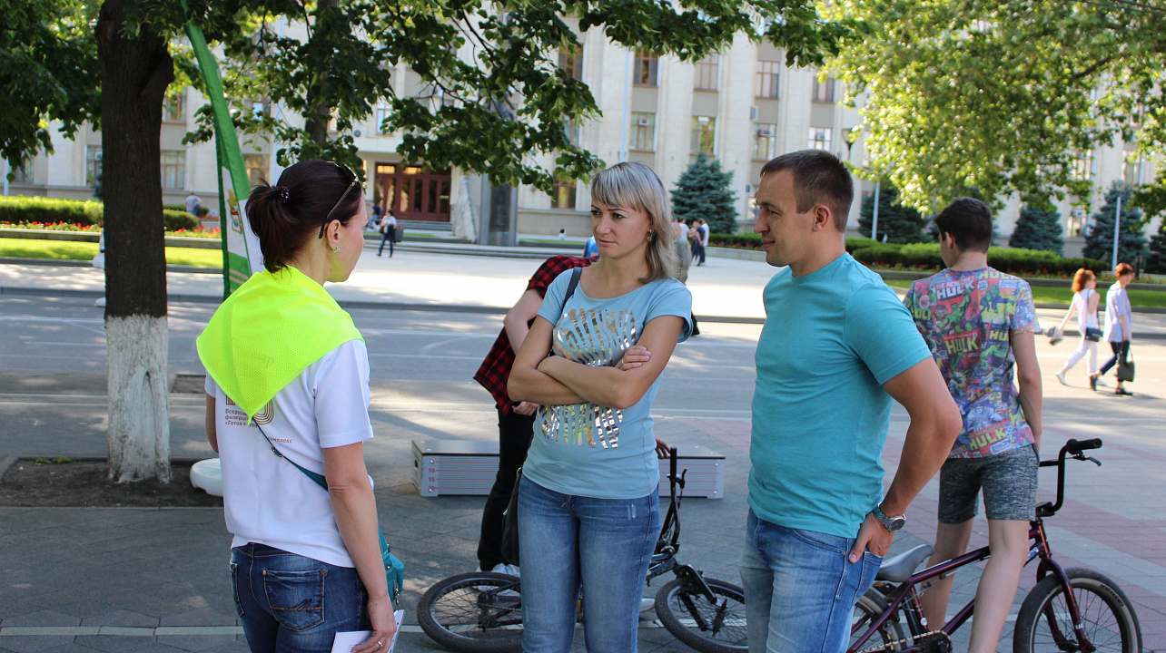 Фоторепортаж с интерактивной площадки ВФСК ГТО