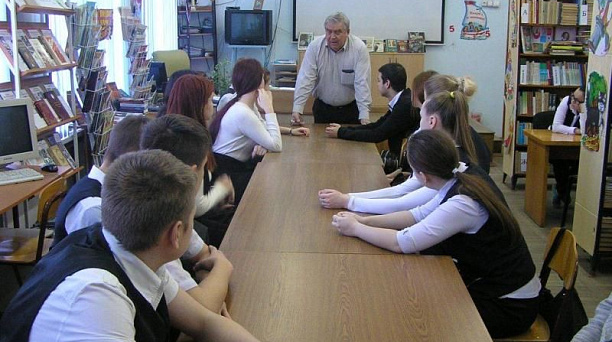 В школе № 6 прошёл урок мужества