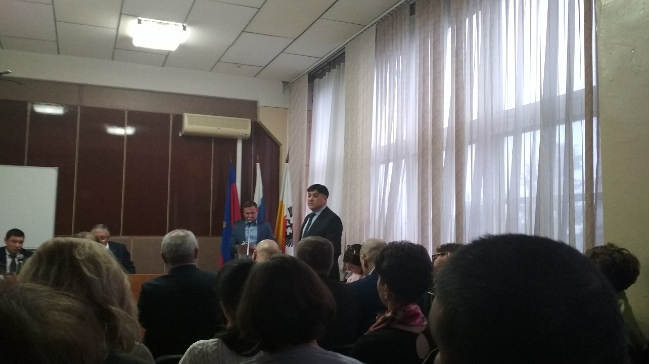 В поселке Знаменский состоялась встреча с жителями