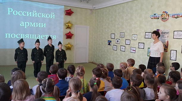 Ребята из детского сада № 97 Западного округа узнали много нового о Российской армии