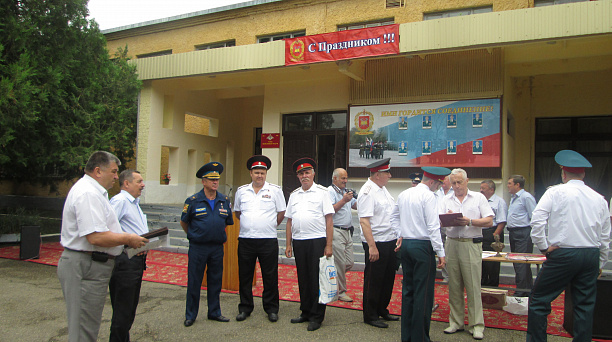 Краснодарские казаки приняли участие в открытии памятника А.В.Суворову