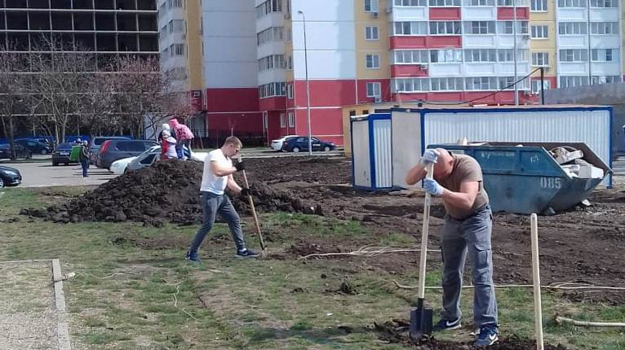 В Карасунском округе продолжается «санитарный» марафон по наведению порядка и благоустройству