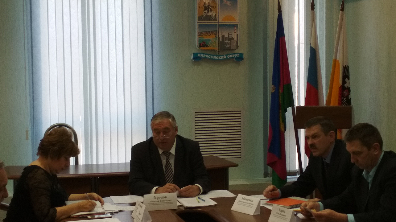 В администрации Карасунского внутригородского округа состоялось заседание Совета общественных организаций при главе администрации Карасунского округа