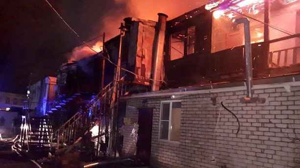 В пострадавших при пожаре домах в центре Краснодара завершили работы по восстановлению тепло-, электро- и газоснабжения