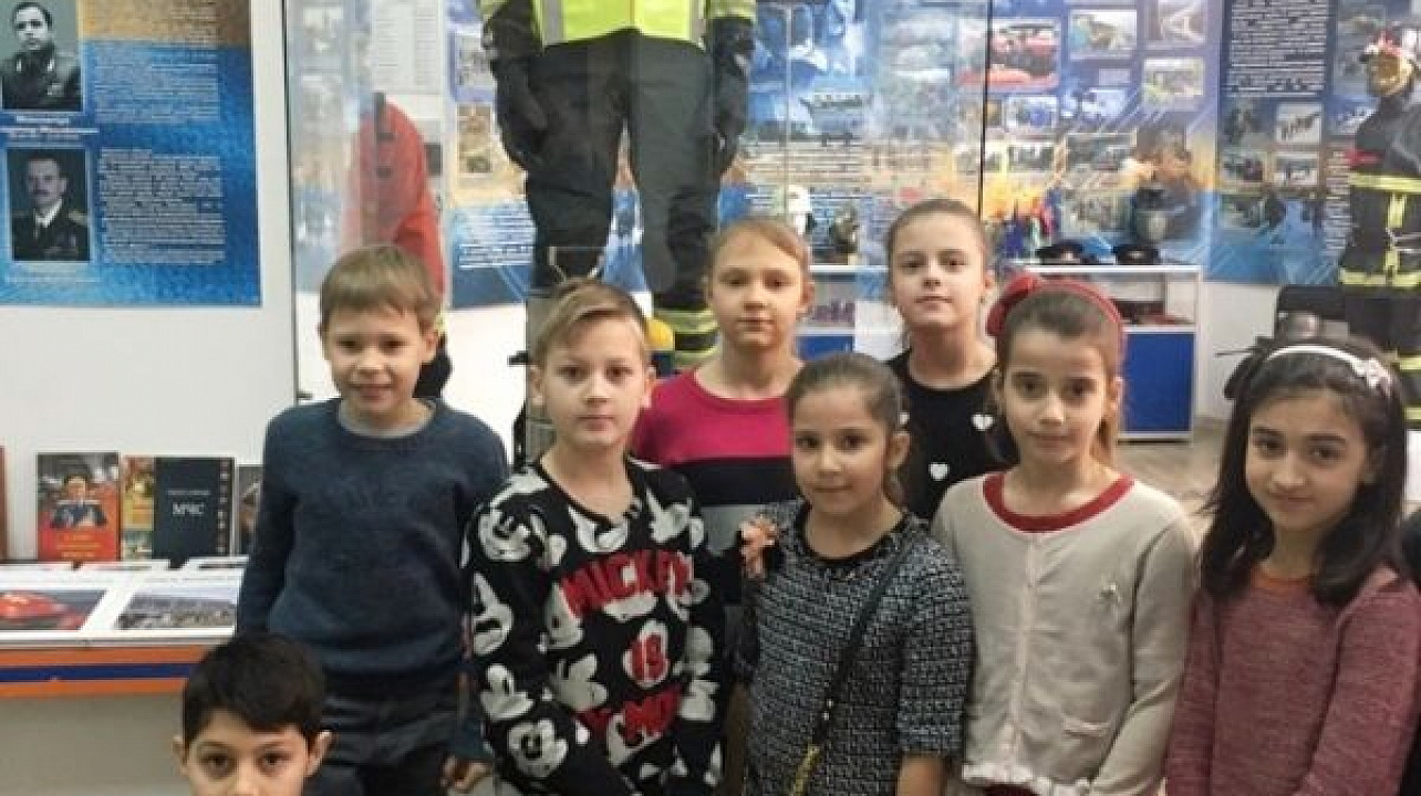 Уроки мужества в пожарной части № 1