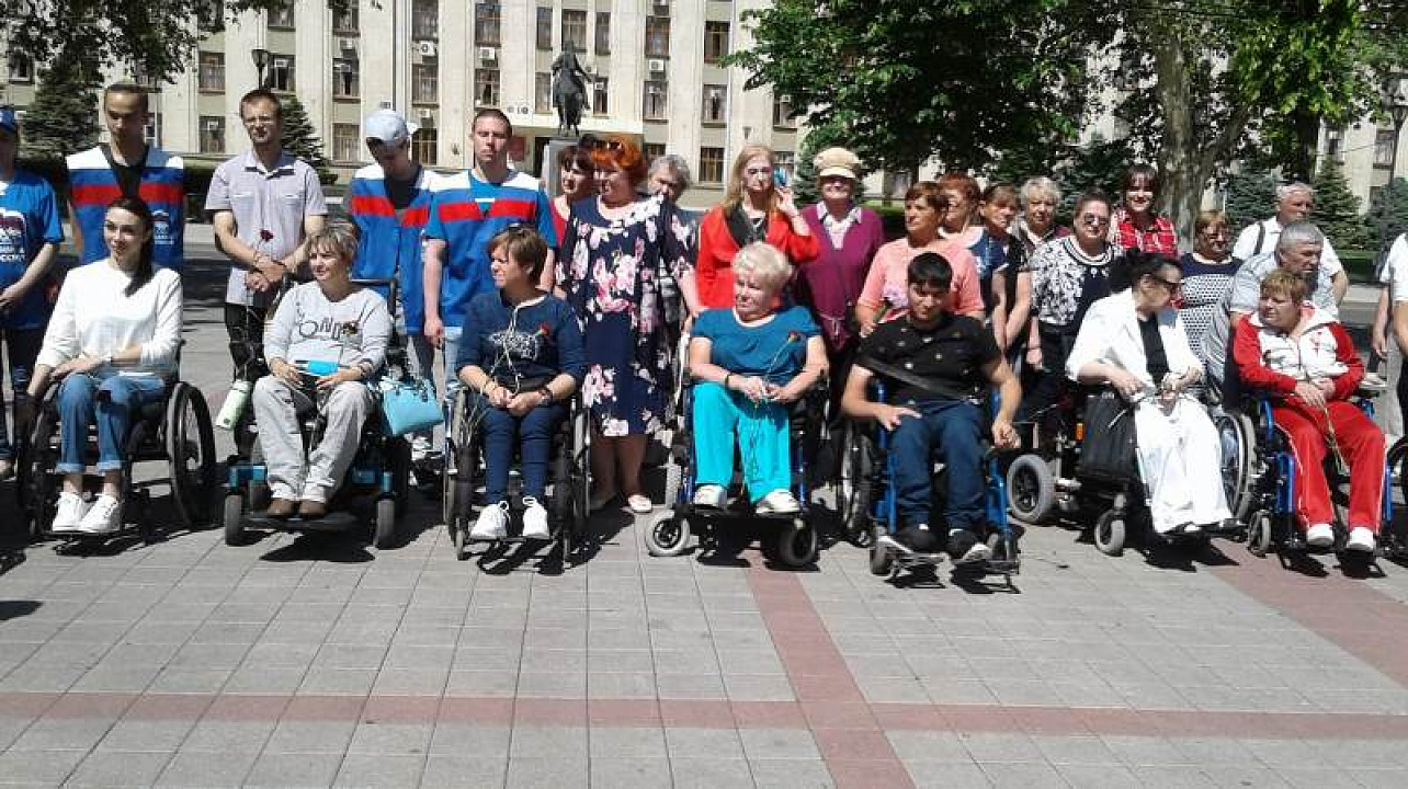Инвалиды Центрального округа приняли участие в марафоне «Мы есть у тебя, Краснодар»