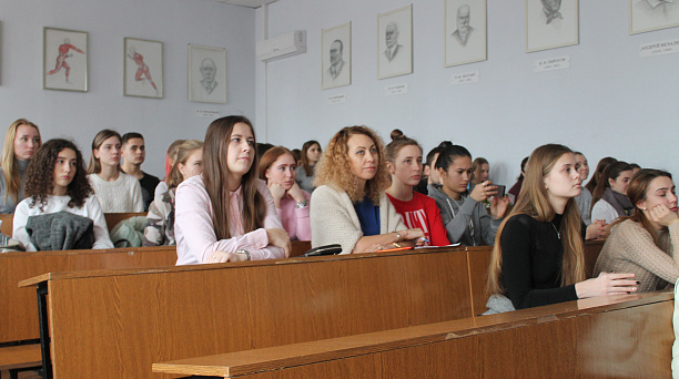 В университете физкультуры состоялся Урок мужества с ветеранами Краснодарского городского отделения ветеранов «Боевое братство»