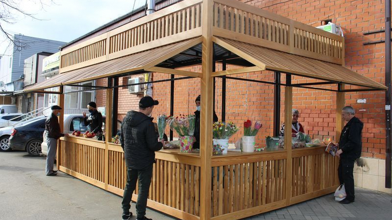 В Центральном округе начал работу новый торговый павильон