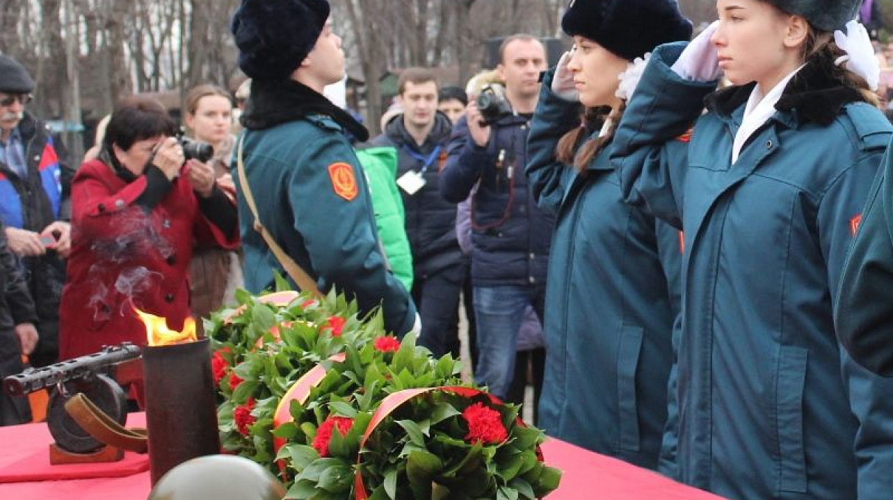 Общественность Центрального округа приняла участие в торжественном открытии месячника оборонно-массовой и военно-патриотической работы