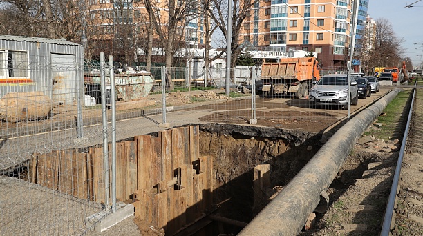 Глава Краснодара: Два из пяти этапов работ по ул. Московской уже выполнены