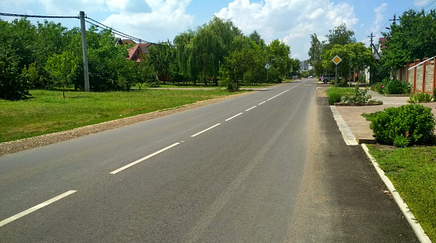 В Прикубанском округе отремонтировали ул. Геологическую