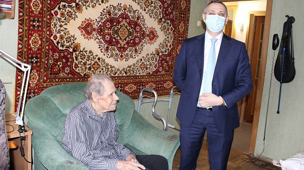 Участнику Великой Отечественной войны Валерию Михайловичу Дерябину исполнилось 95 лет