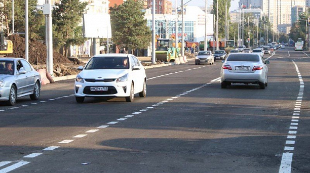 В ночь с 1 на 2 октября в Краснодаре изменится организация движения на ул. им. Гагарина