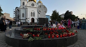 В Краснодаре организовали стихийный мемориал в память о погибших в Севастополе и Дагестане