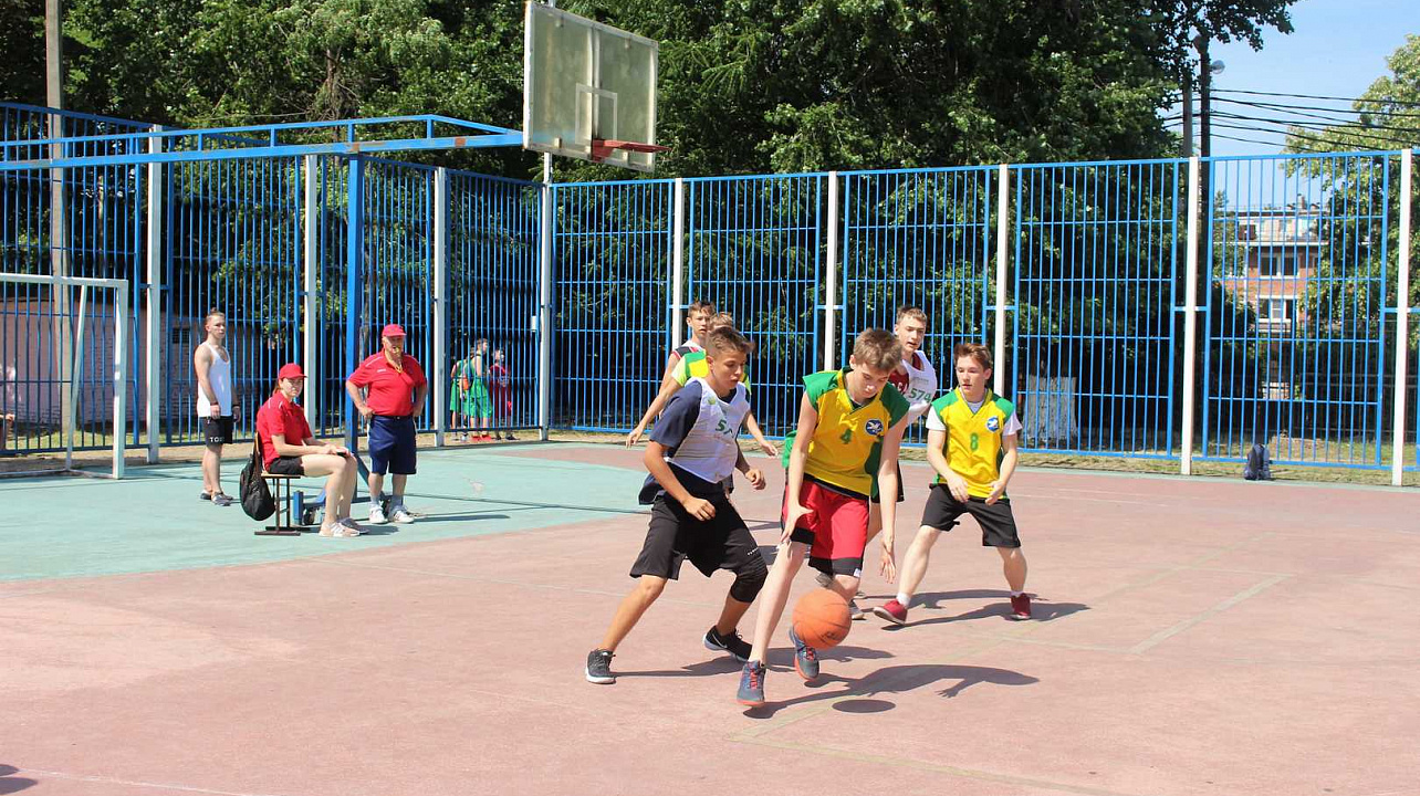 Финалисты по стритболу Прикубанского округа